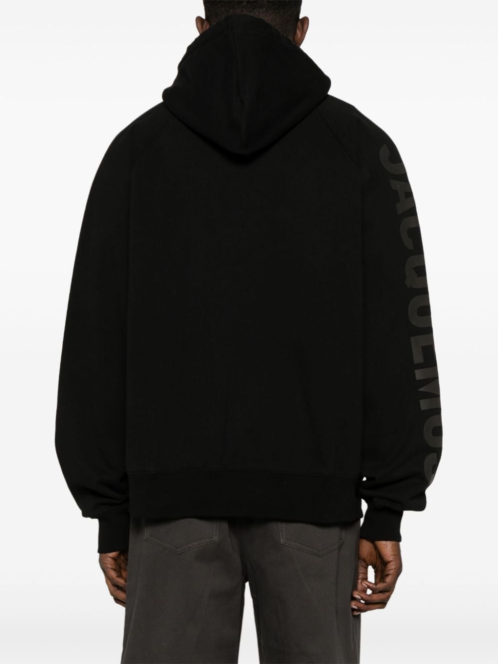 Typo cotton hoodie - 4