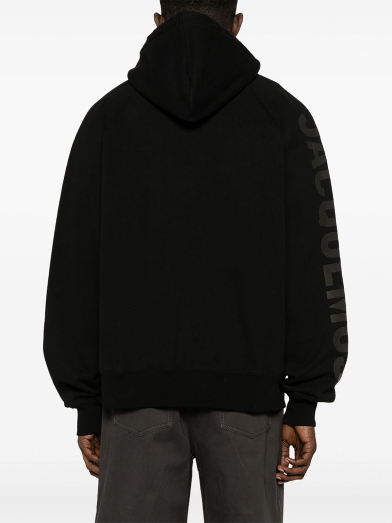 Le Hoodie Typo cotton top 4