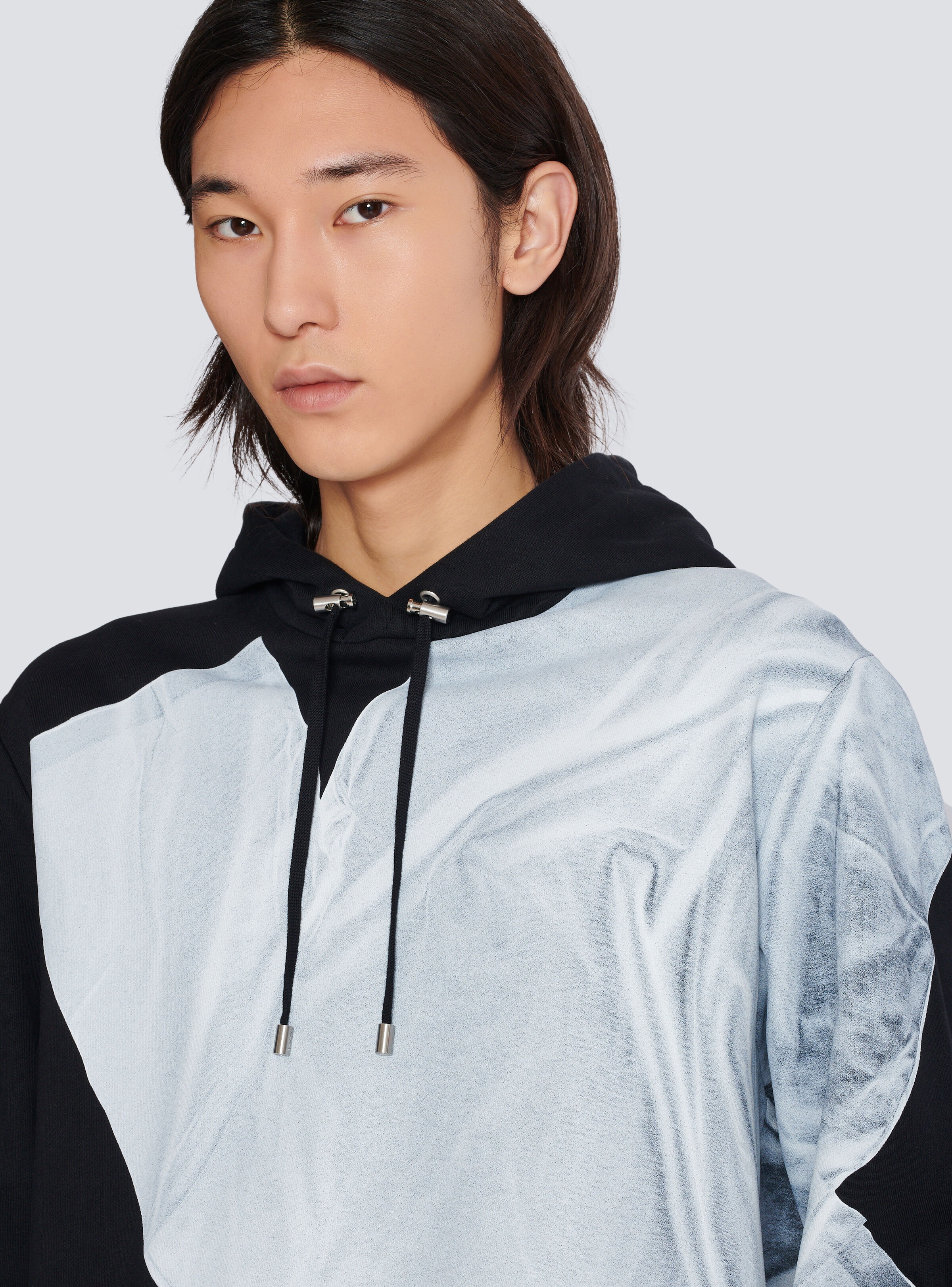Hoodie with T-shirt print - 7