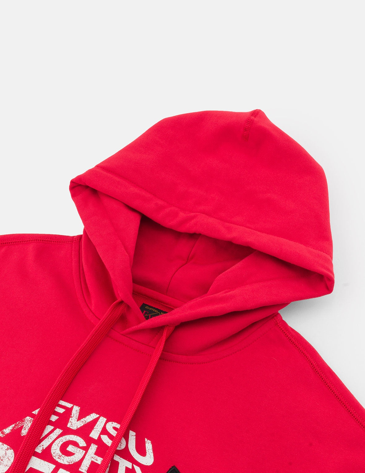 Slogan Print with Godhead Patch Embroidery Relax Fit Hoodie - 6