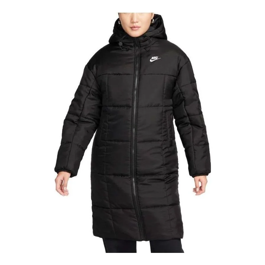 (WMNS) Nike Therma-FIT Repel Synthetic-Fill Hooded Parka 'Black' FB7676-010 - 1