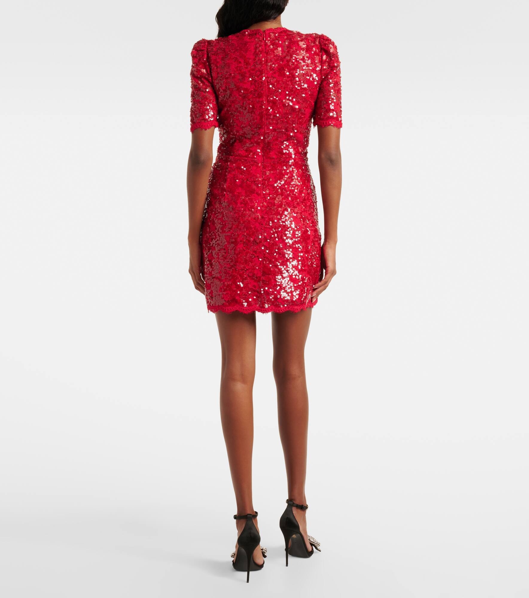 REBECCA VALLANCE Leyla sequined minidress | REVERSIBLE