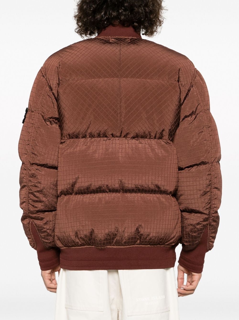 Compass-motif puffer jacket - 4