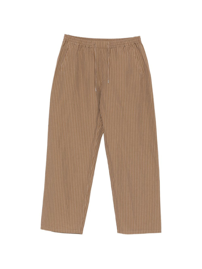 Samurai stripe drawstring trousers 1