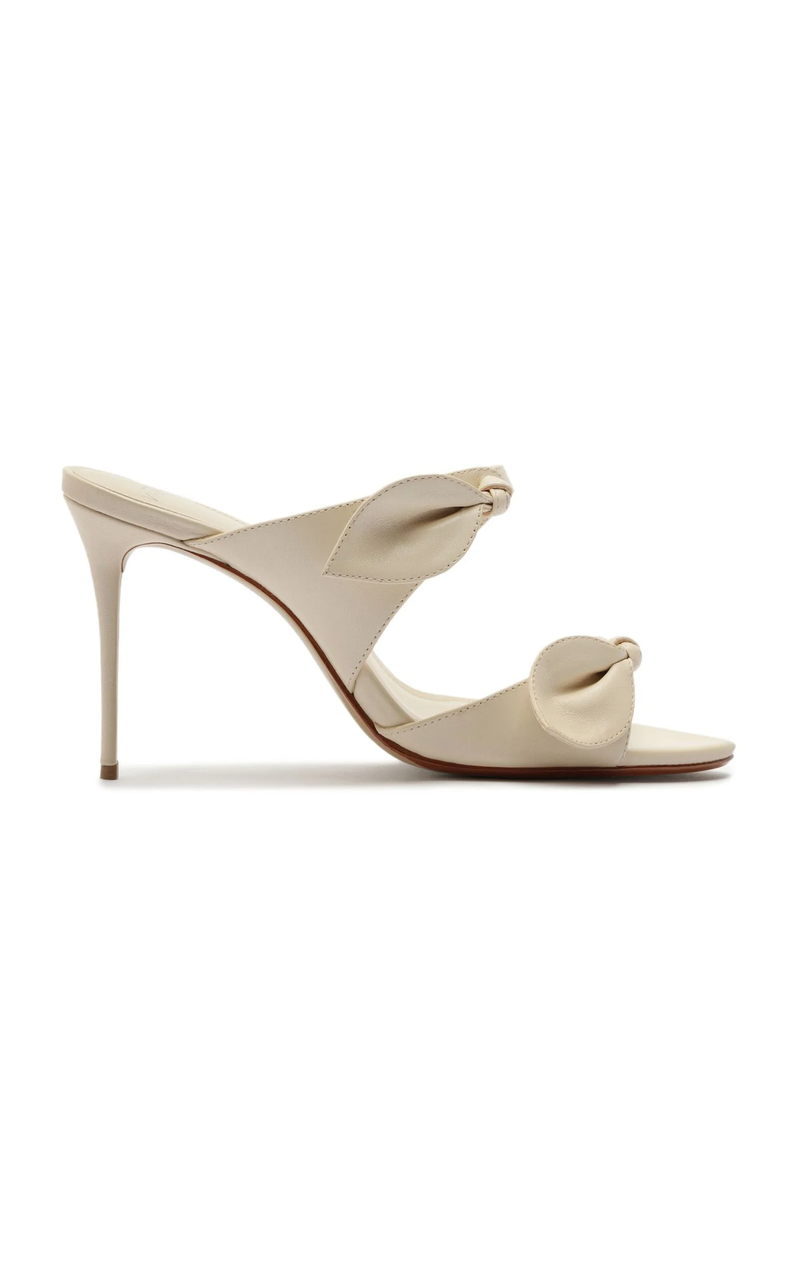 Magnolia Leather Mules ivory - 1