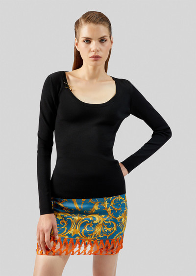 VERSACE Safety Pin Knit Top outlook