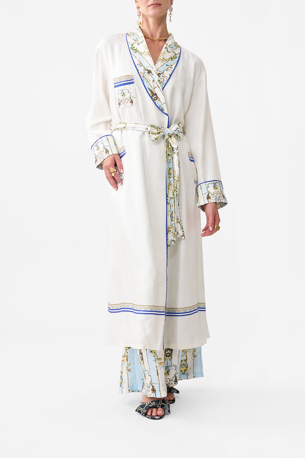 LONG ROBE WITH TIE - 6