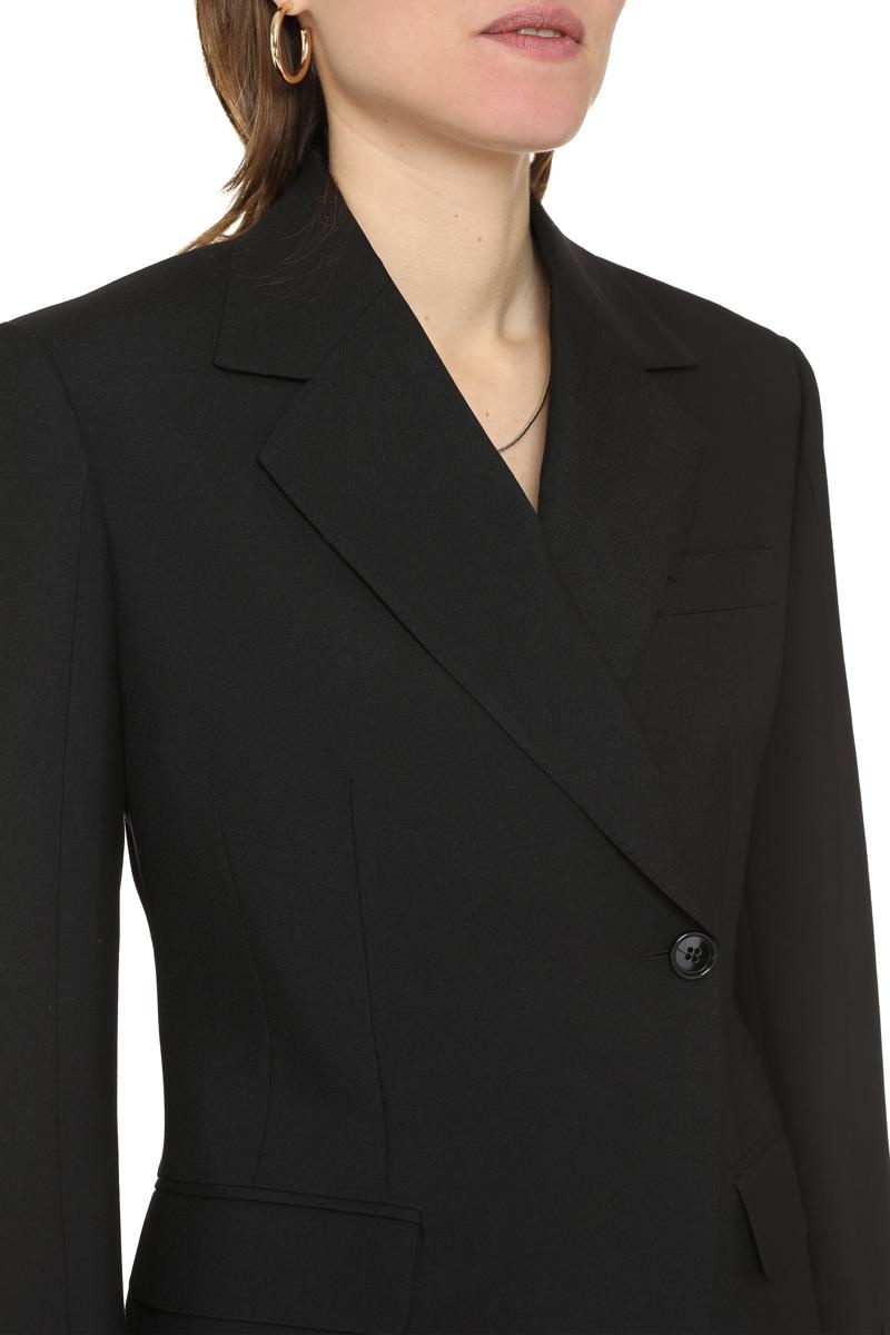 BURBERRY DOUBLE-BREASTED WOOL BLAZER - 6