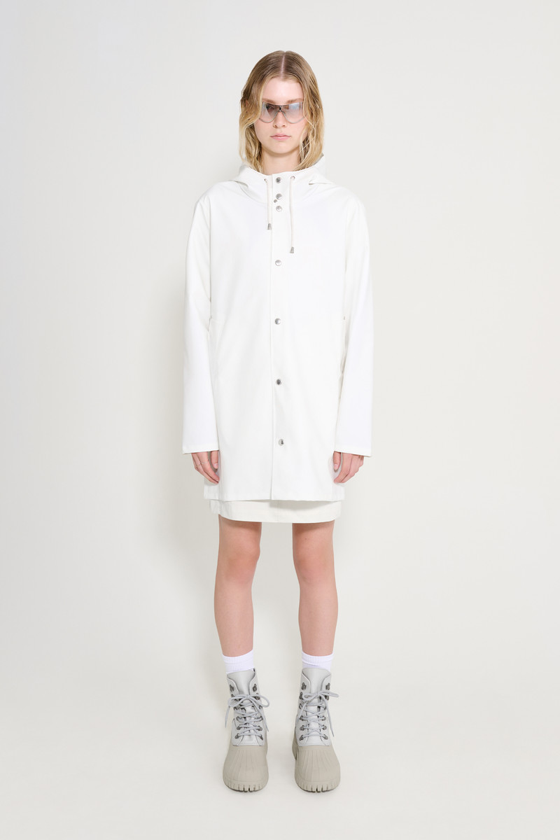 Stockholm Lightweight Raincoat White 1
