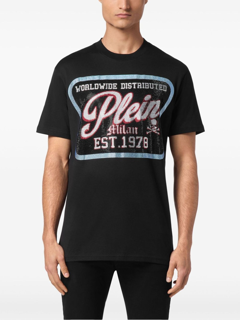 logo-patch crew-neck T-shirt 3