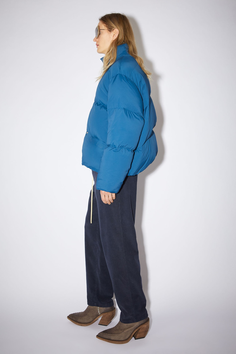 Down puffer coat - Teal blue 4