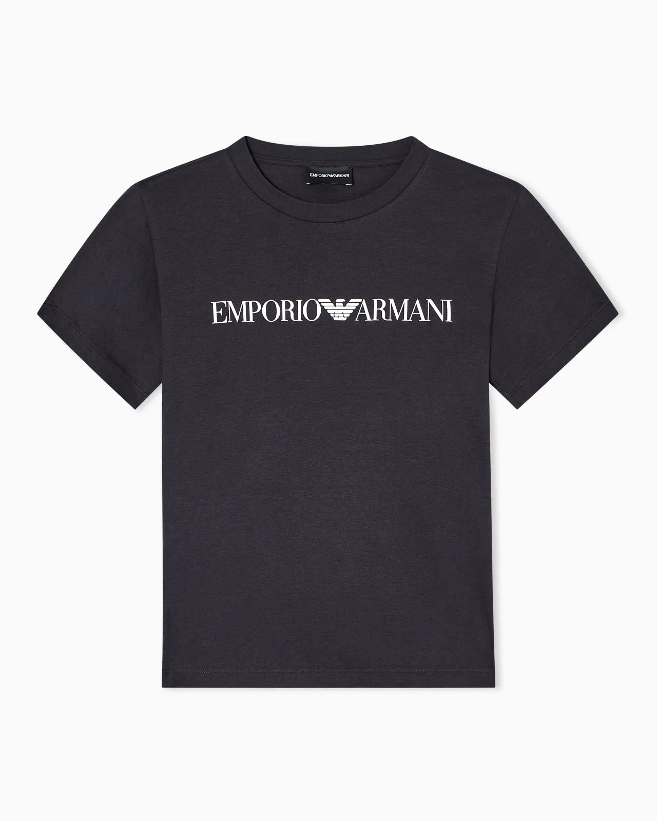 ASV organic-jersey T-shirt with logo print - 1