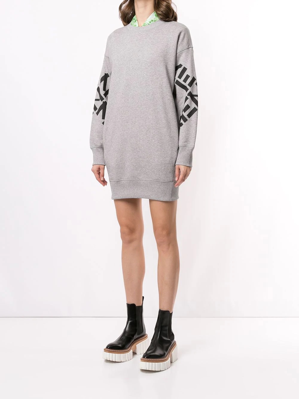 Big X sweatshirt dress - 3