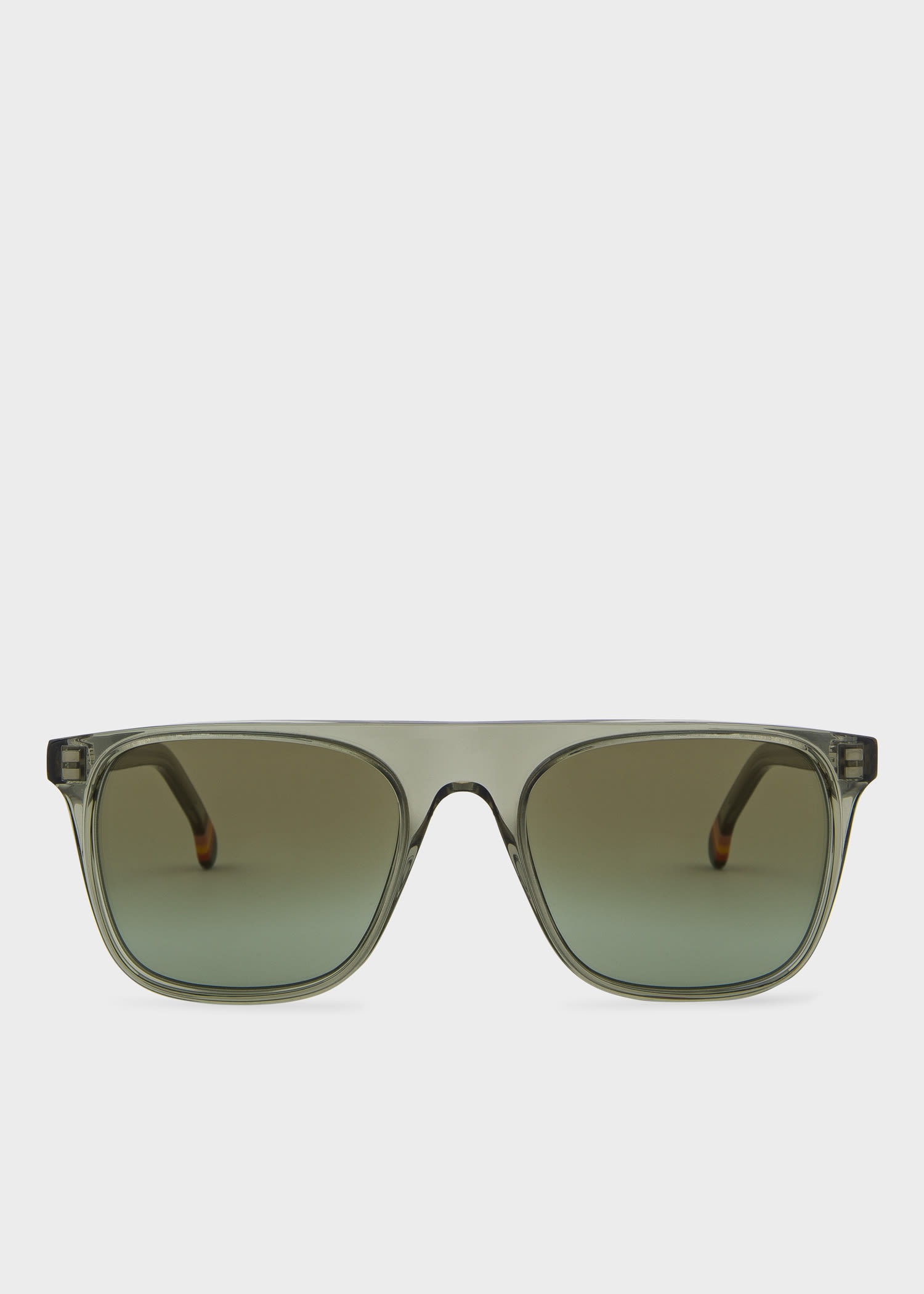 Khaki Crystal 'Cavendish' Sunglasses - 1
