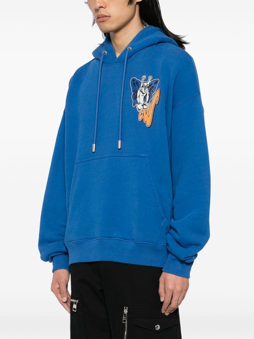 graphic-print hoodie - 3
