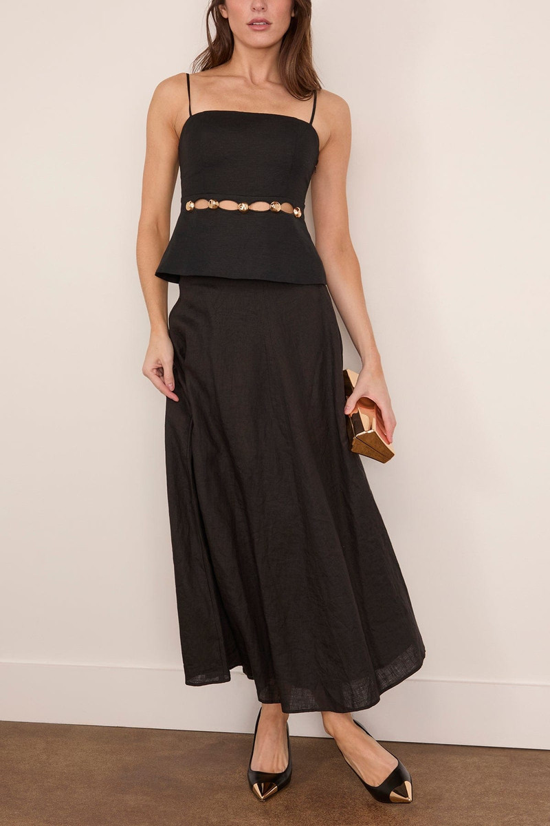 SIMKHAI Cruz Cami in Black outlook