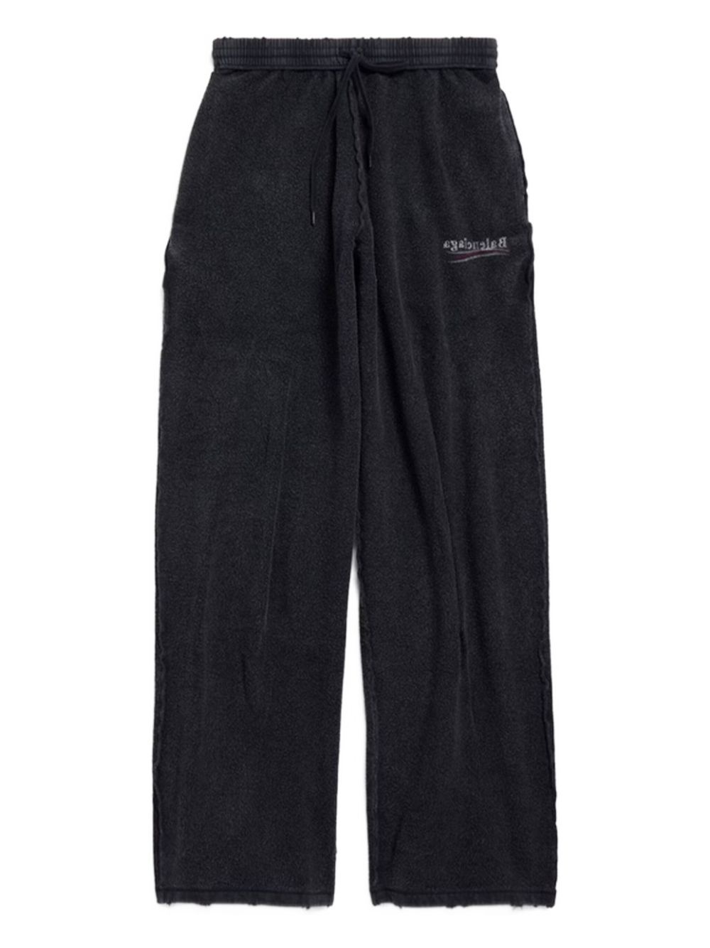 towel-textured trousers - 1