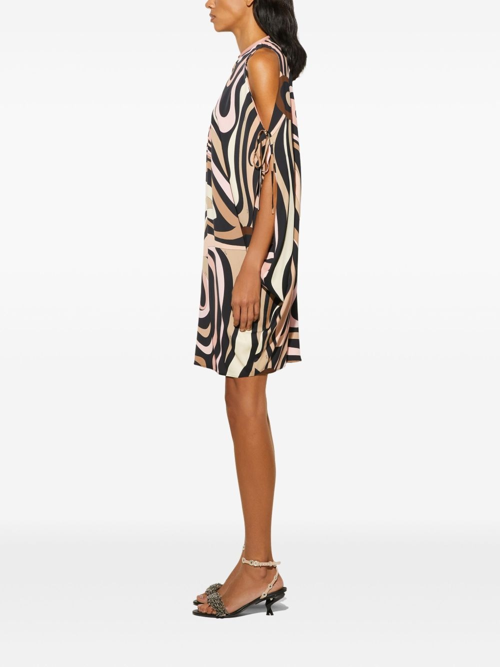 marmo-print dress - 3