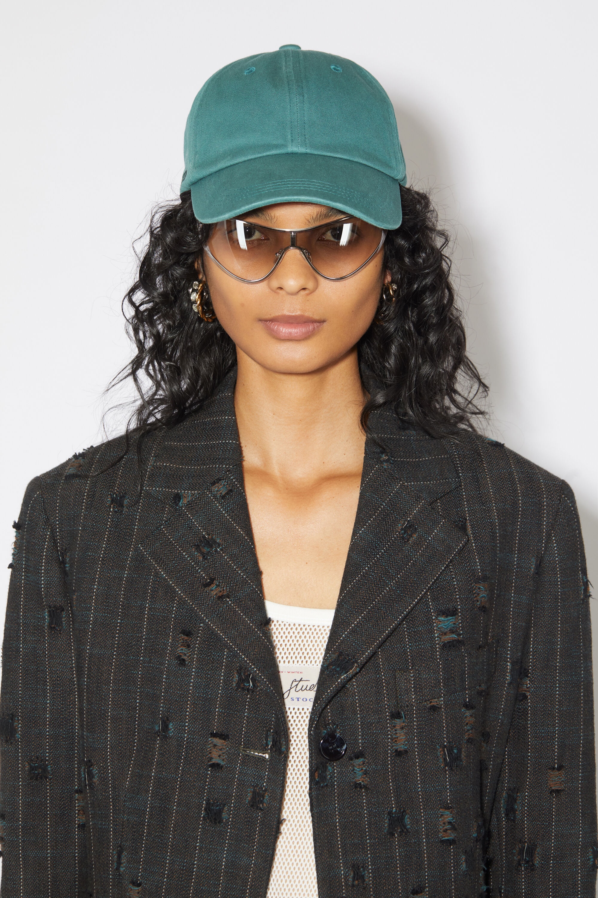 Cotton baseball cap - Sea foam green - 2