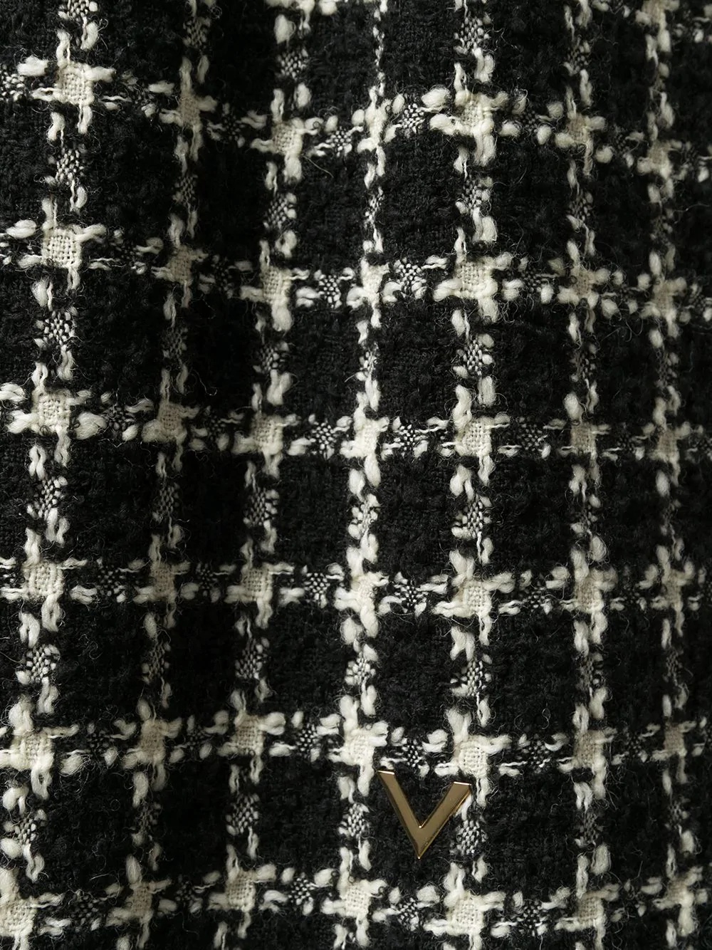 houndstooth check skirt - 5