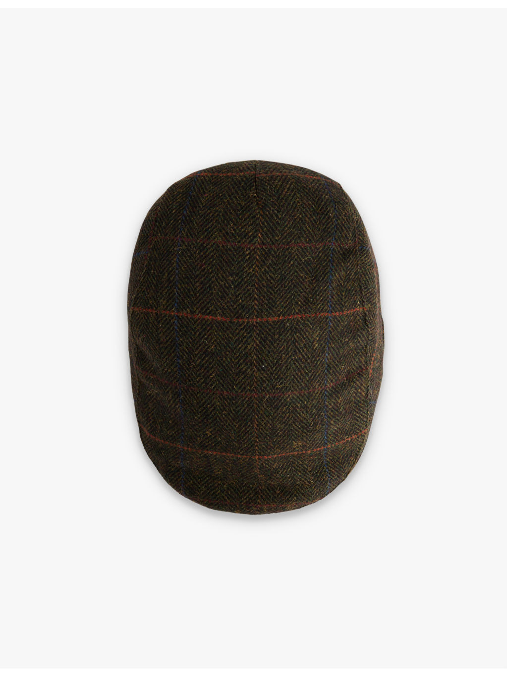 Cheviot logo-patch tweed flat cap - 4