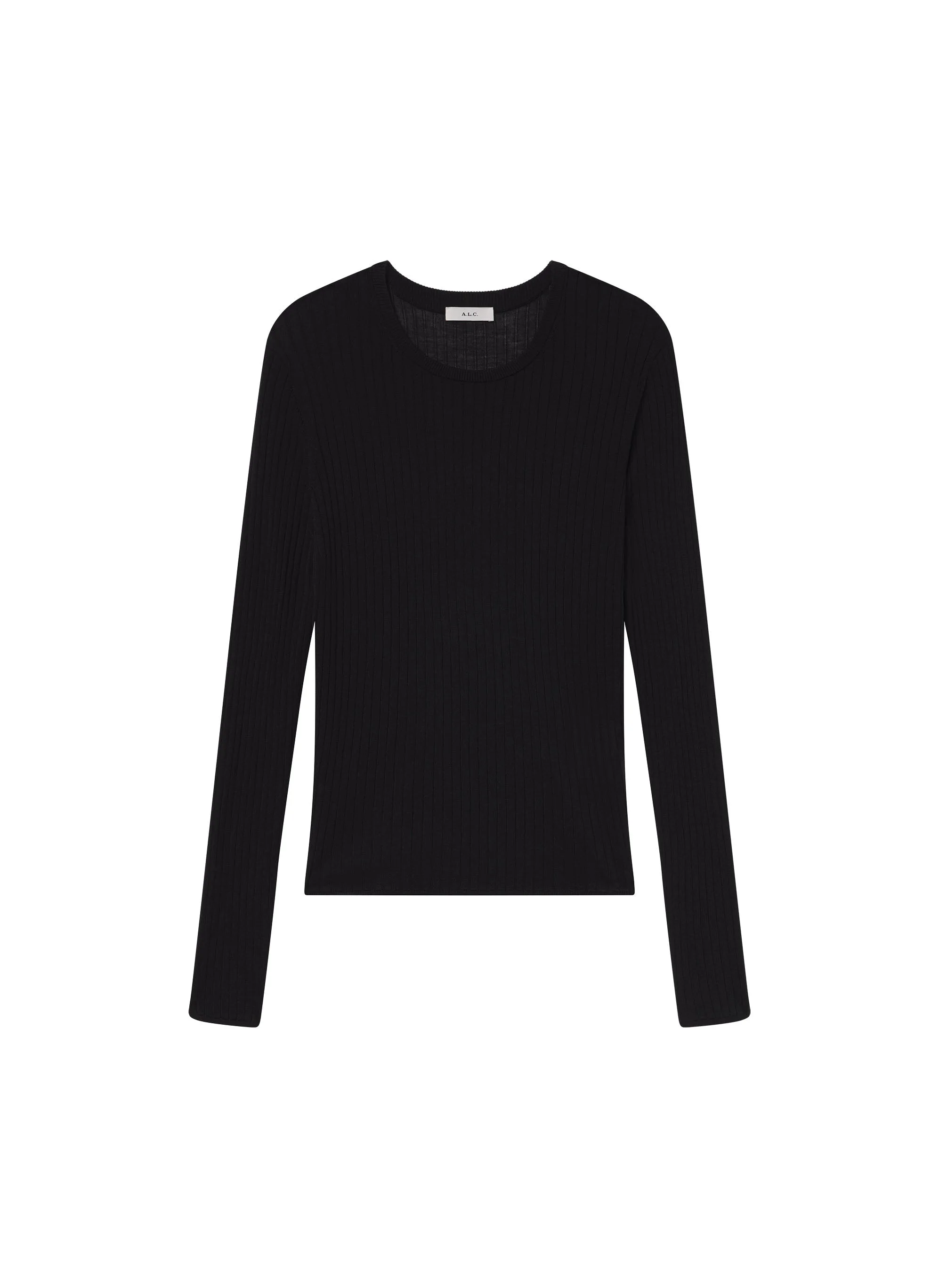 Kyle Ribbed Merino Top - 1