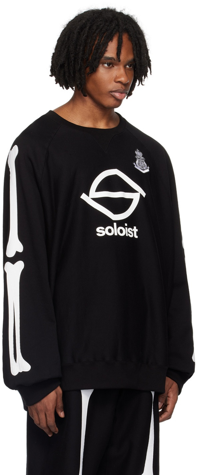 TAKAHIROMIYASHITA TheSoloist. Black Bone Type02 Sweatshirt outlook