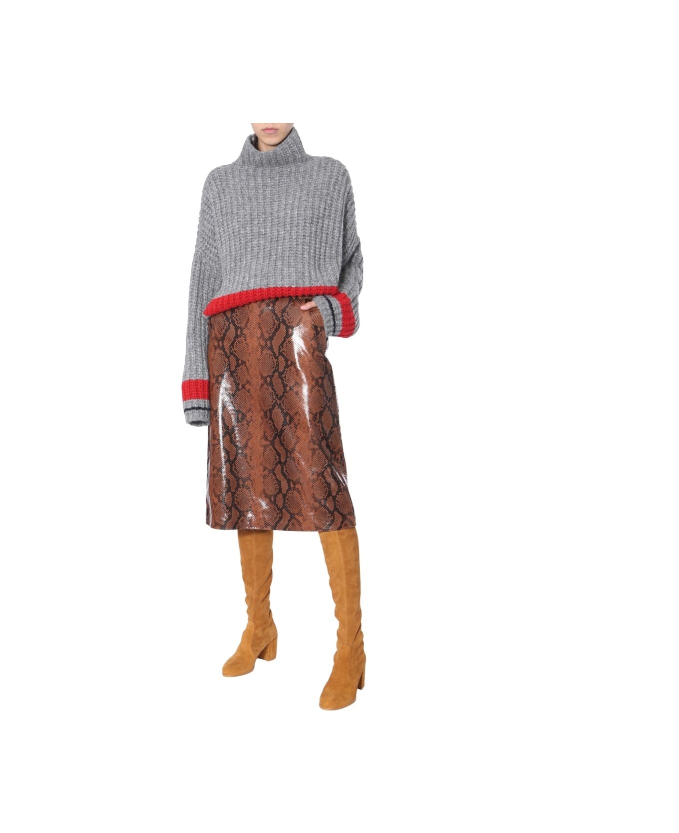 【関税＆送料込み】Dsquared2 Python Print Skirt DSQUARED2 Python Print Skirt | italist | REVERSIBLE