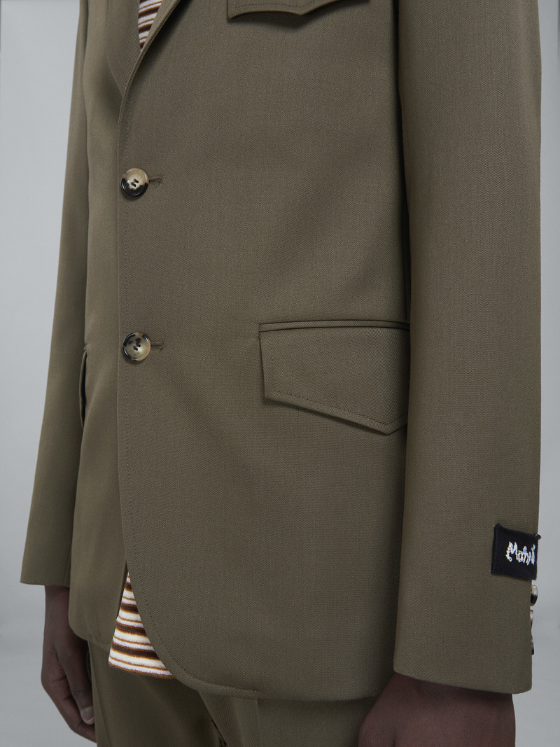 WOOL GABARDINE BLAZER 5