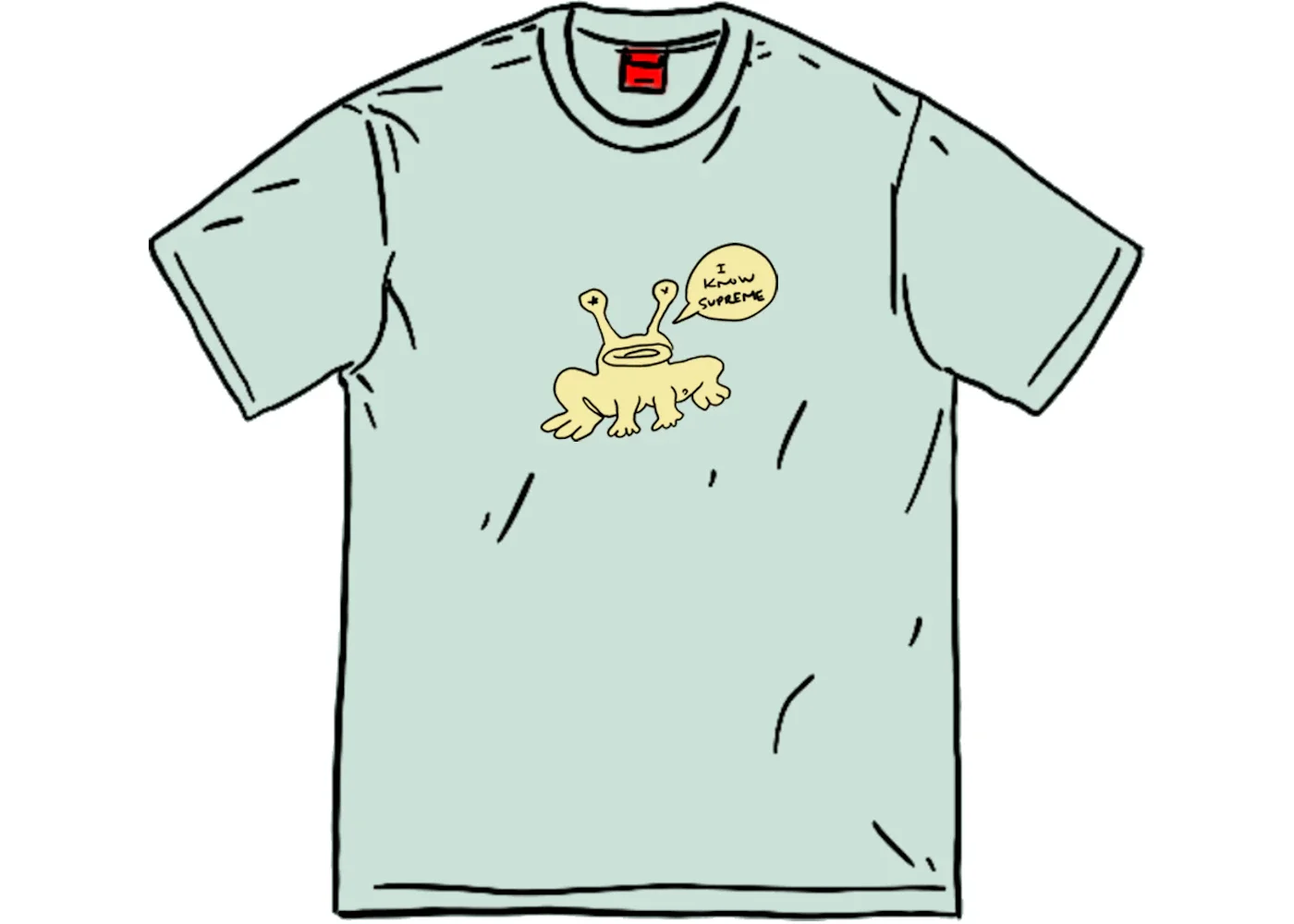 Supreme Daniel Johnston Frog Tee Light Teal - 1