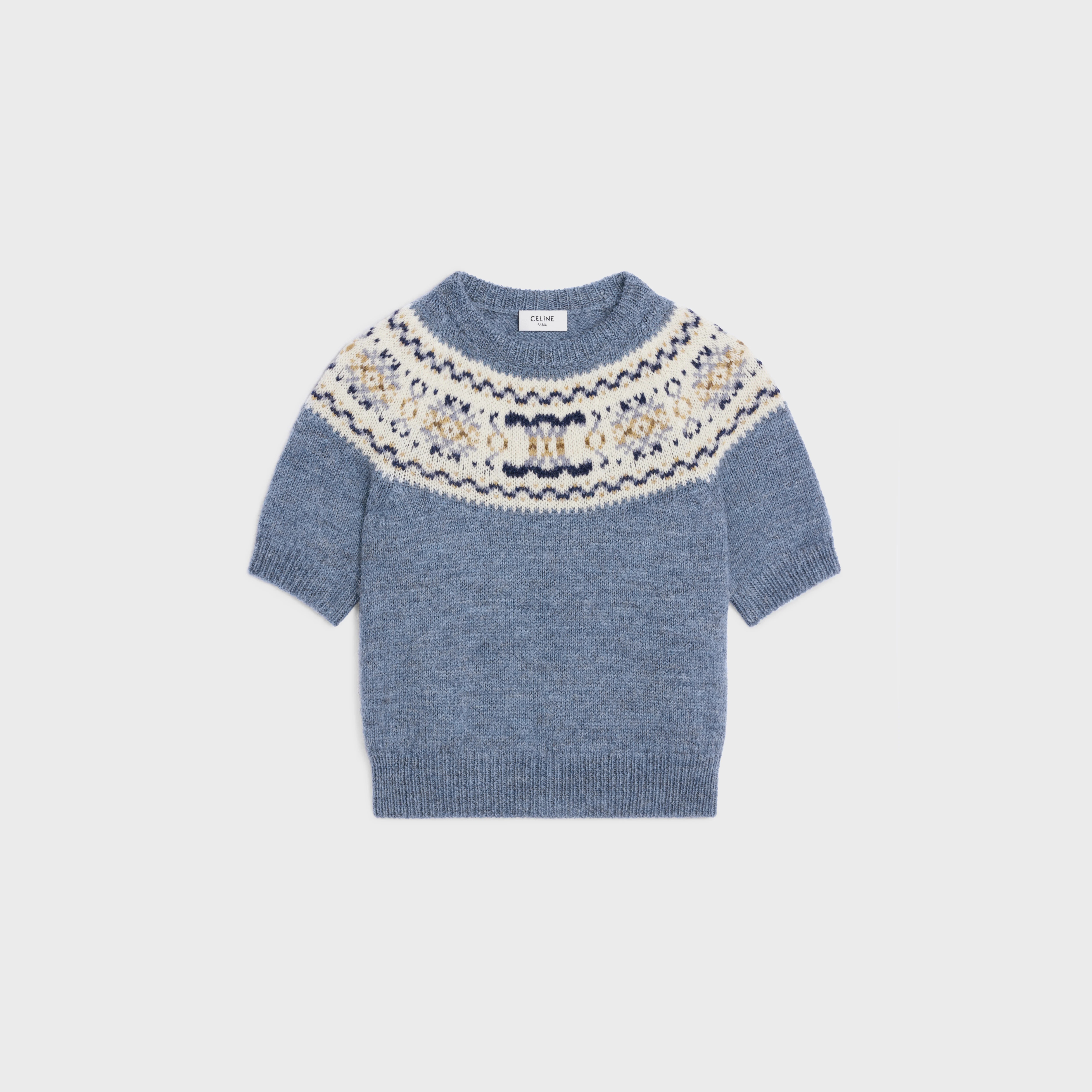 sweater in Triomphe fair isle wool - 1