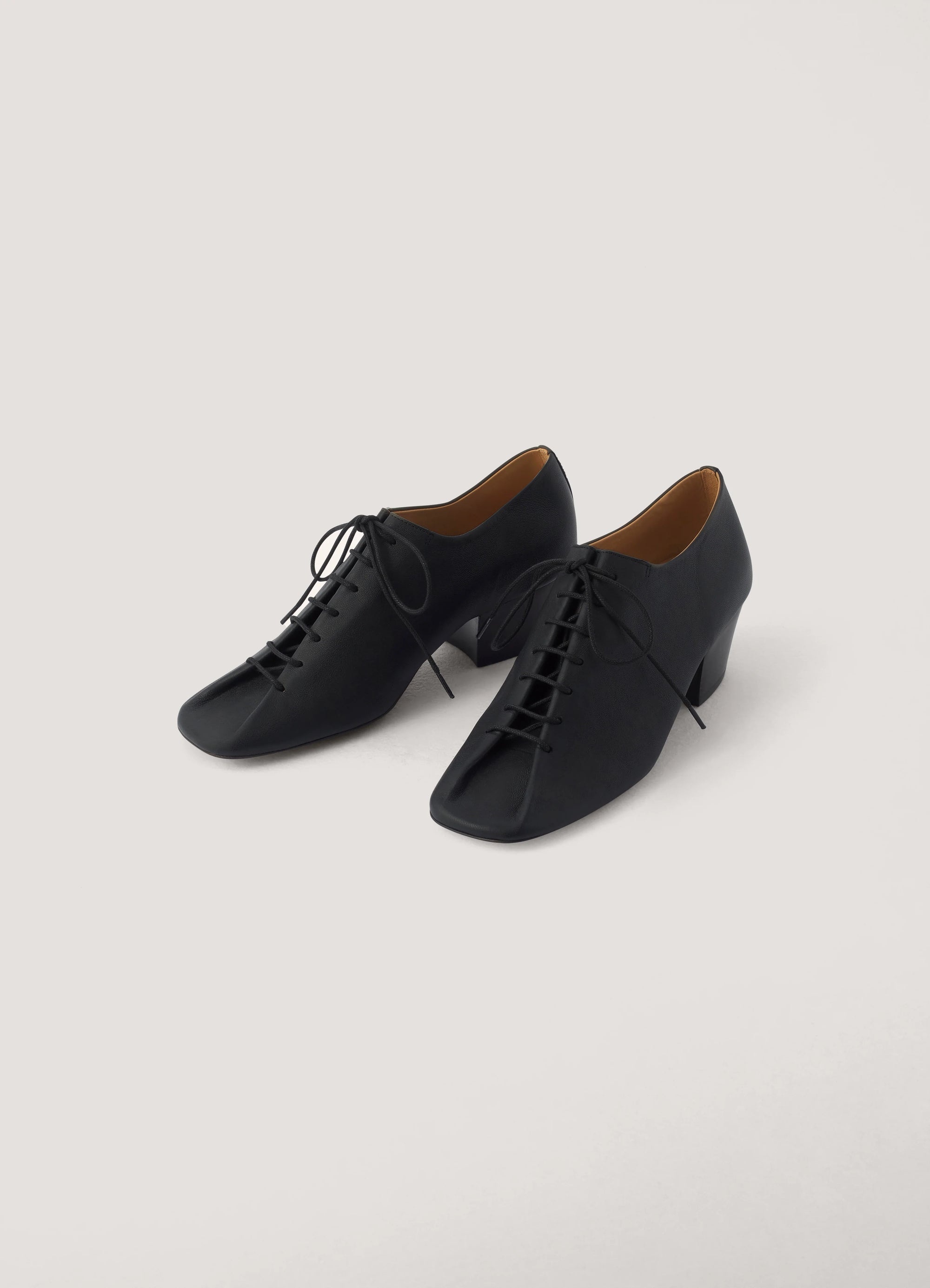 HEELED DERBIES
SATIN NAPPA LEATHER - 2