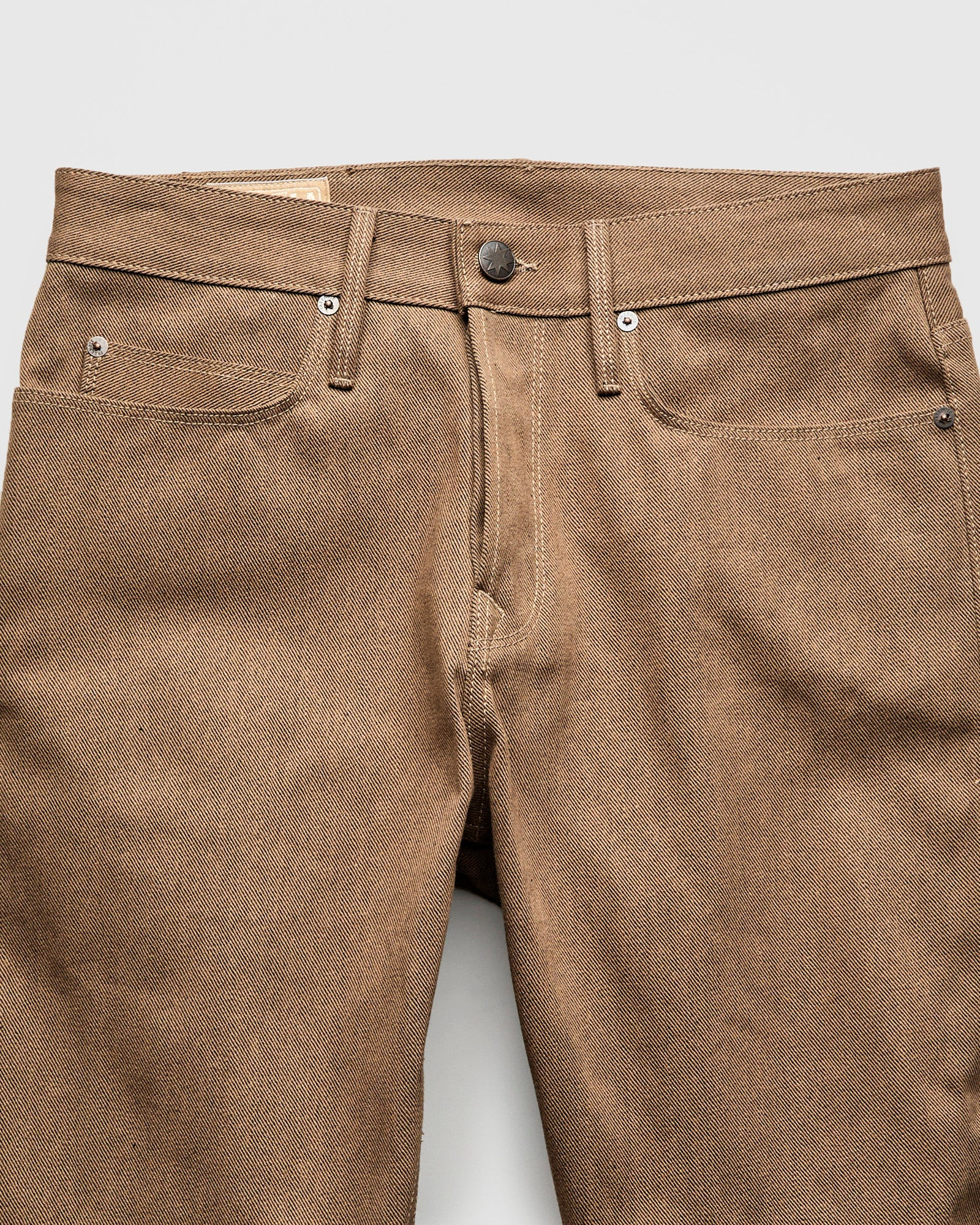 "Portola" 15oz Brown Selvedge Denim - Tapered Fit - 5