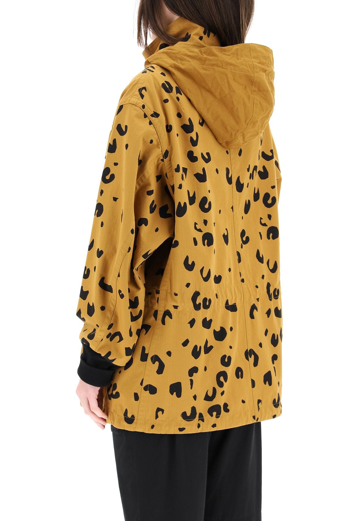 CHEETAH PRINT PARKA - 4