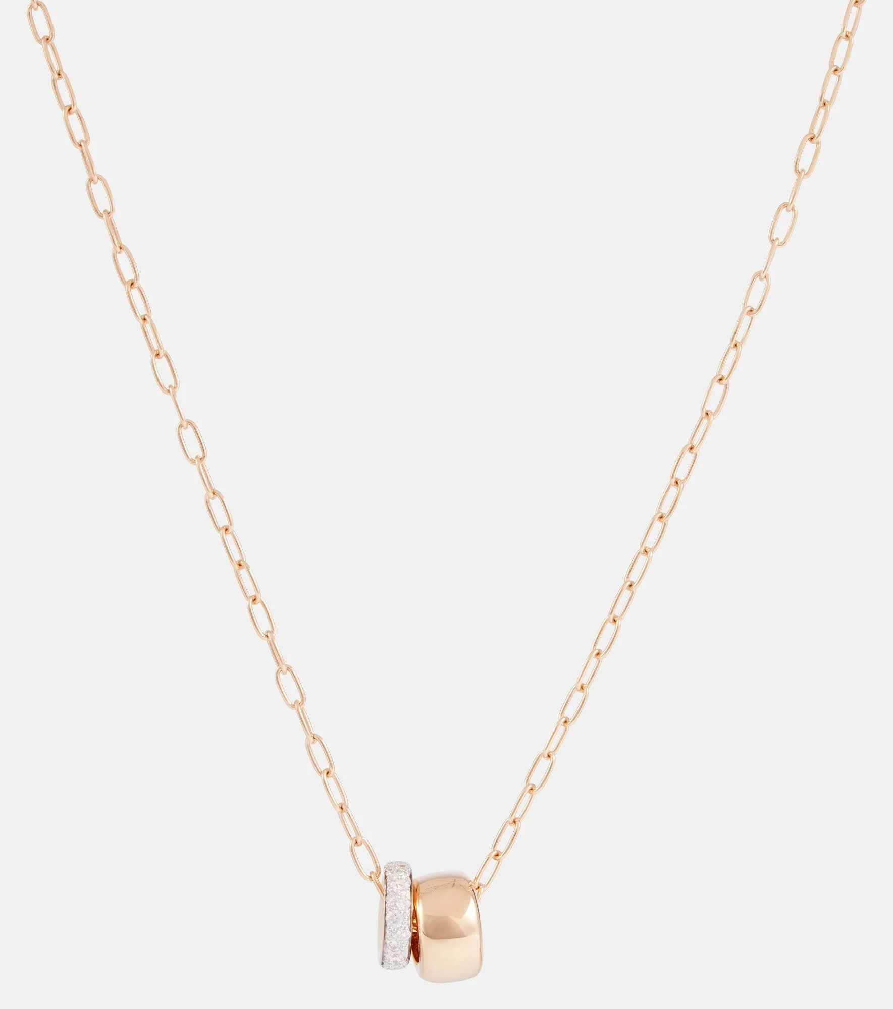 Iconica 18kt gold necklace with diamonds - 1