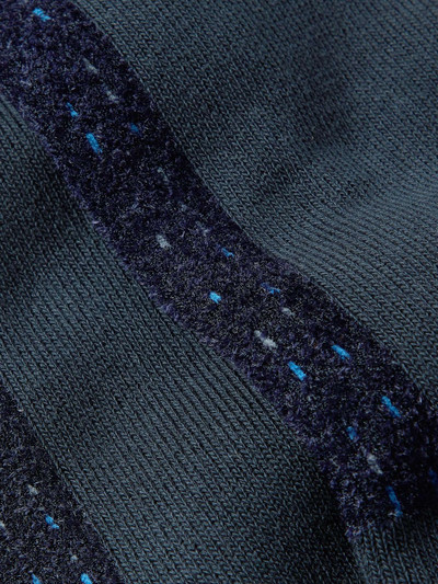 Blue Blue Japan Fleece-Trimmed Cotton-Blend Socks outlook
