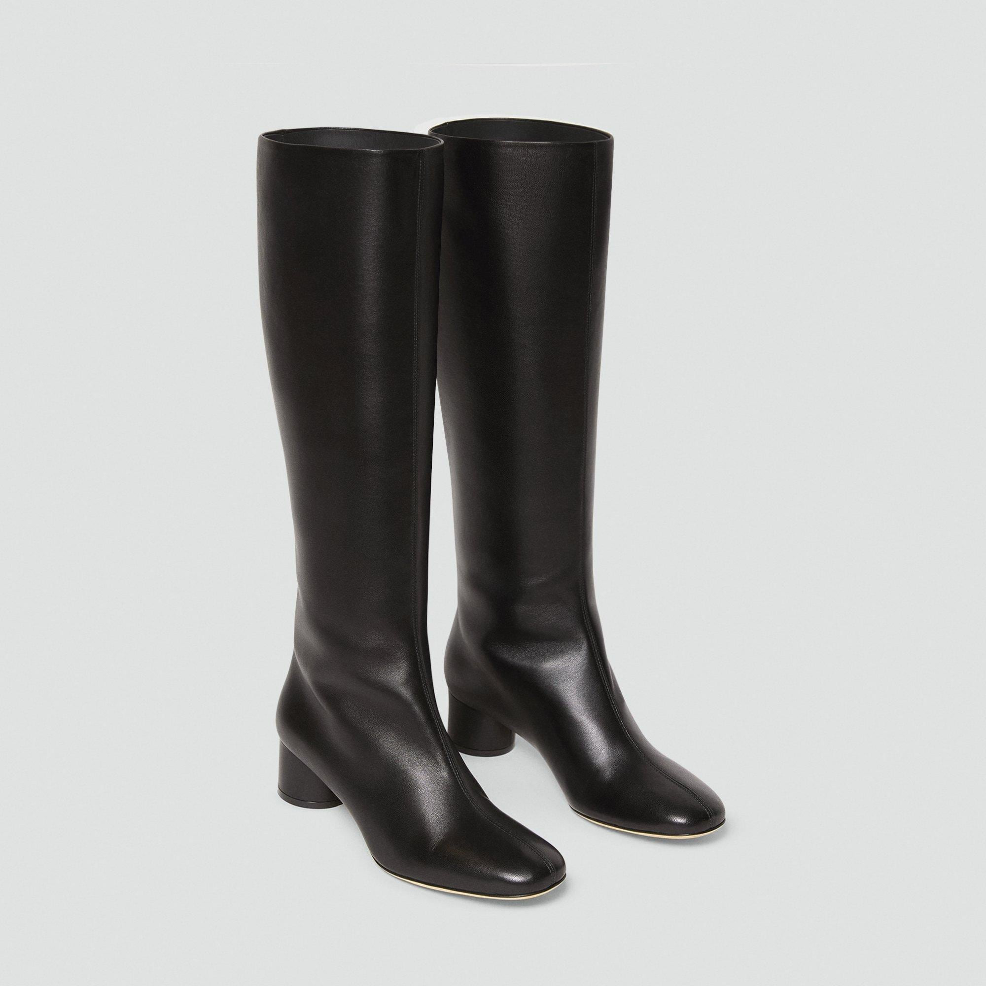 Tall Boot in Smooth Leather - 5
