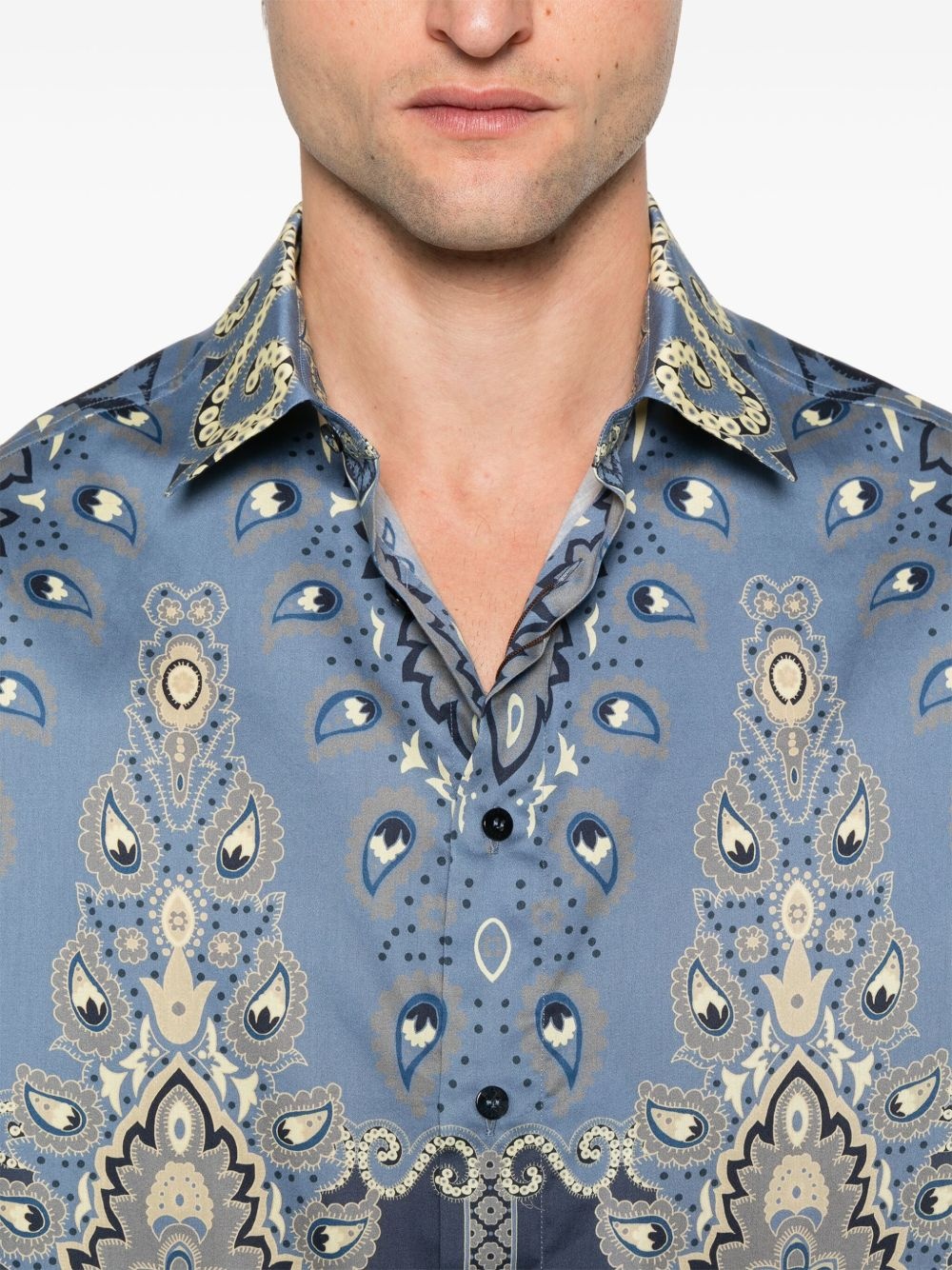 paisley-print shirt - 5