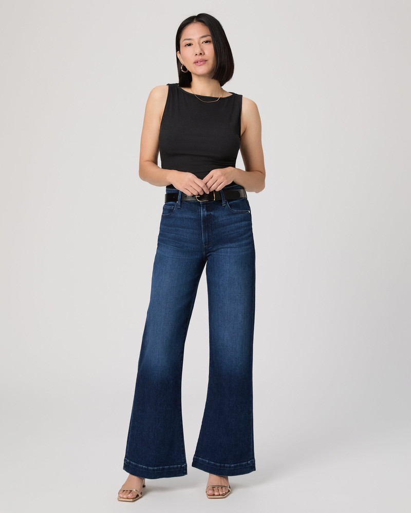 PAIGE Leenah Petite Wide Leg Jean outlook