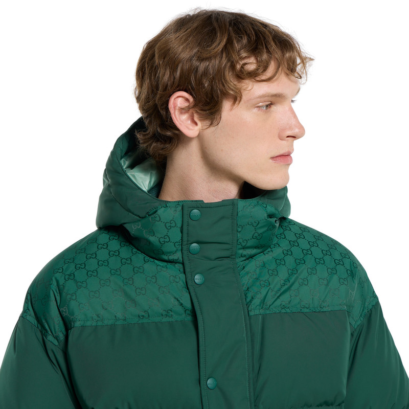 Technical nylon twill padded jacket 3