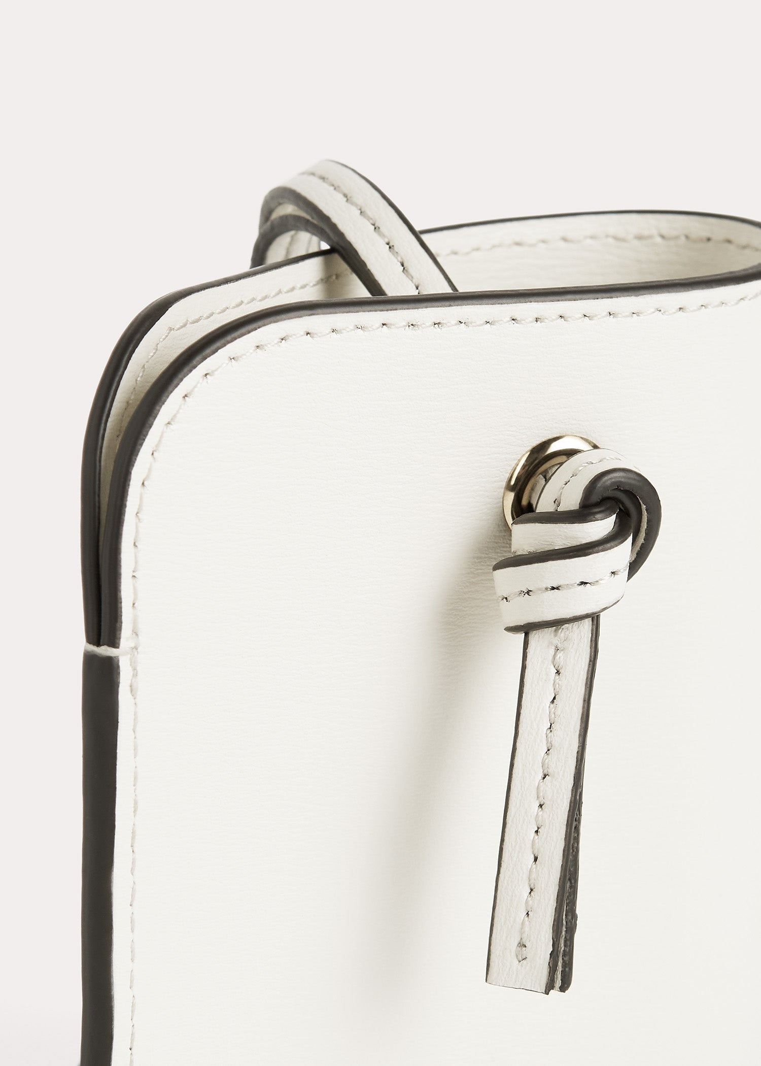 Pocket leather pouch milk - 5