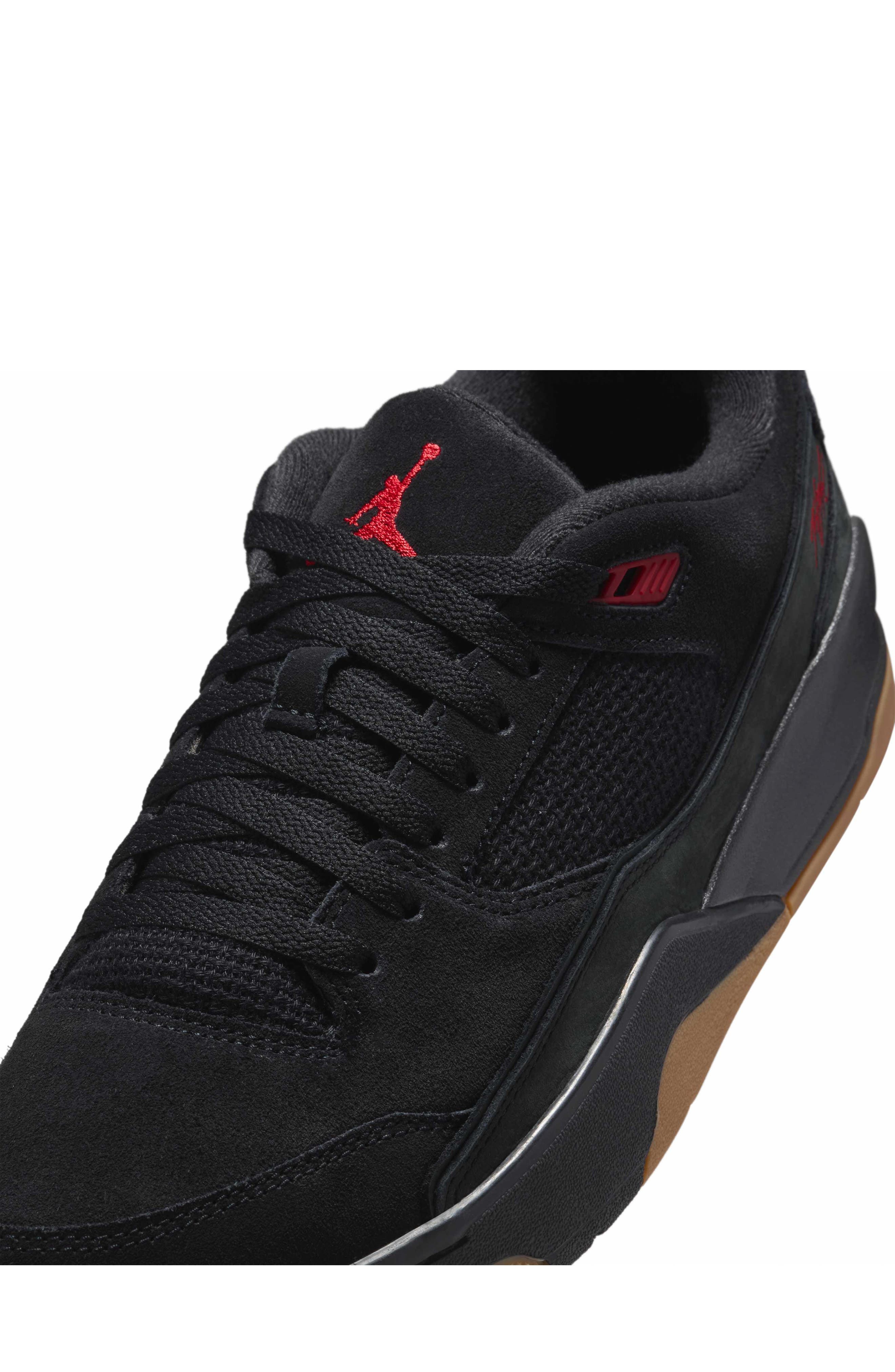 Nike Jordan Flight Court Sneaker in Black/Varsity Red at Nordstrom - 7