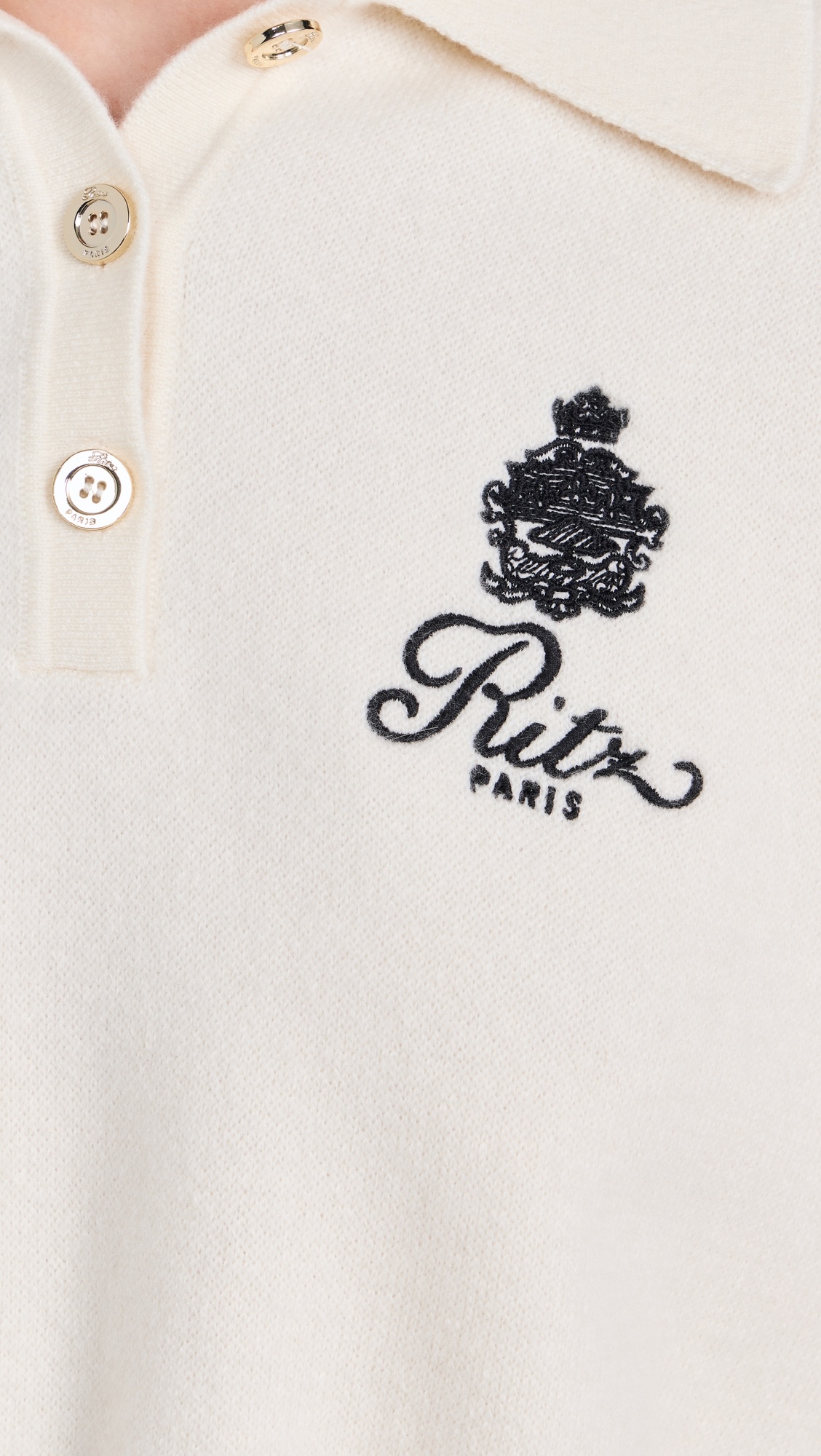 FRAME x Ritz Women’s Crest Cashmere Sweater - 5