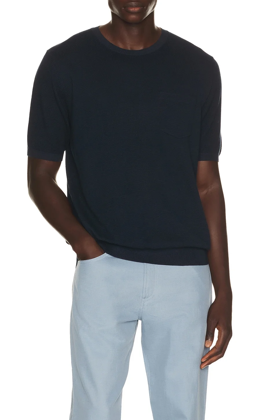 Short Sleeve Sweater - 1