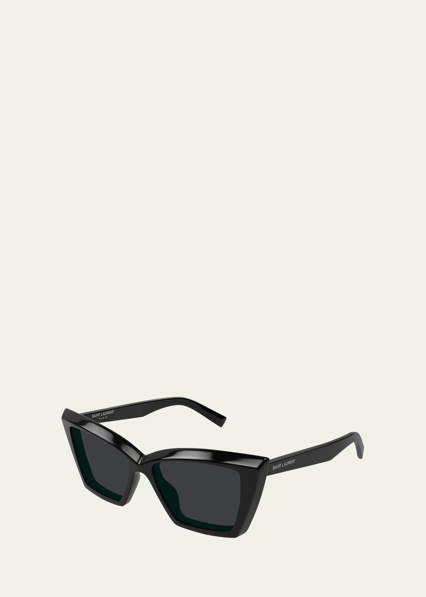 Beveled Acetate Cat-Eye Sunglasses - 2