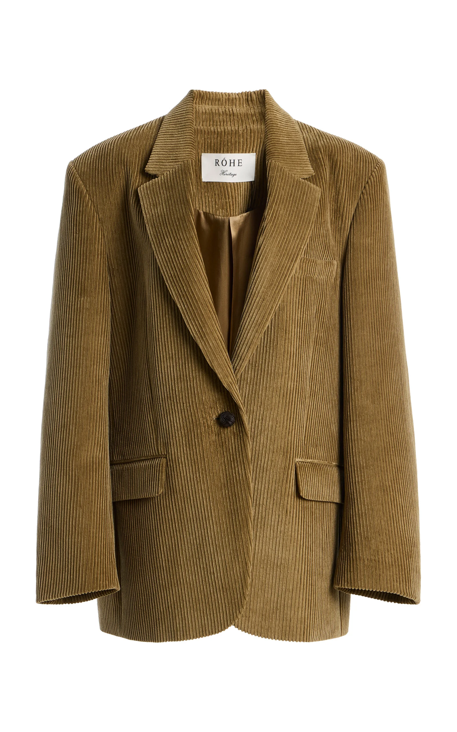 Oversized Corduroy Blazer - 1
