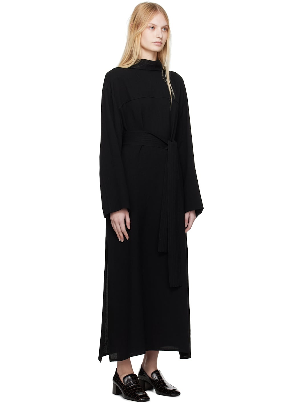 Black Reva Midi Dress - 2