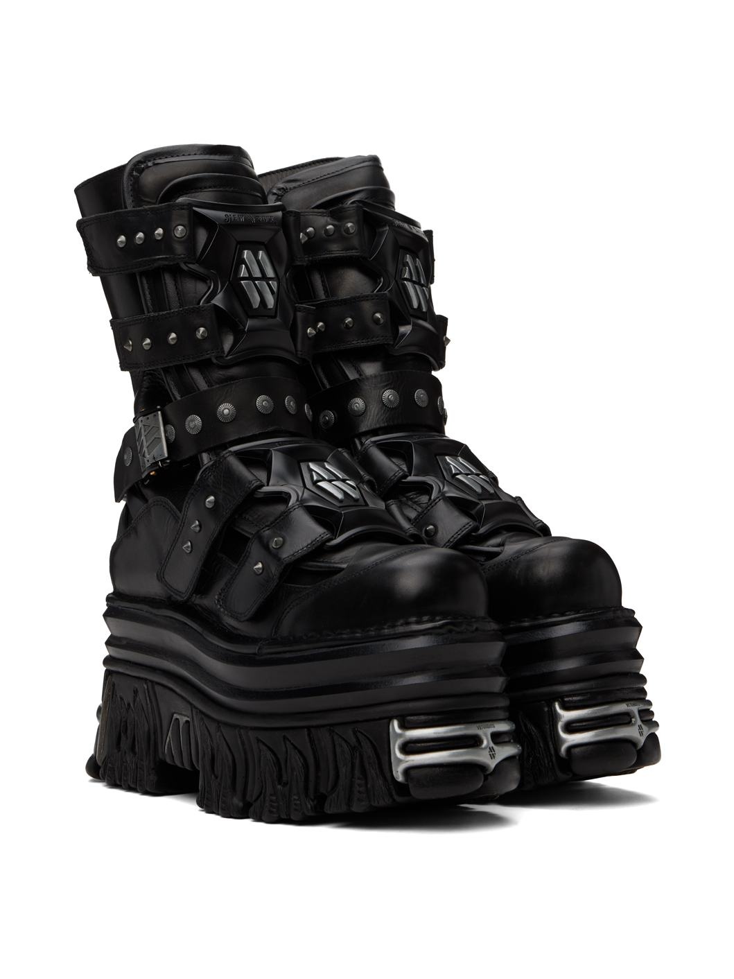 Black New Rock Edition Gamer Boots - 4
