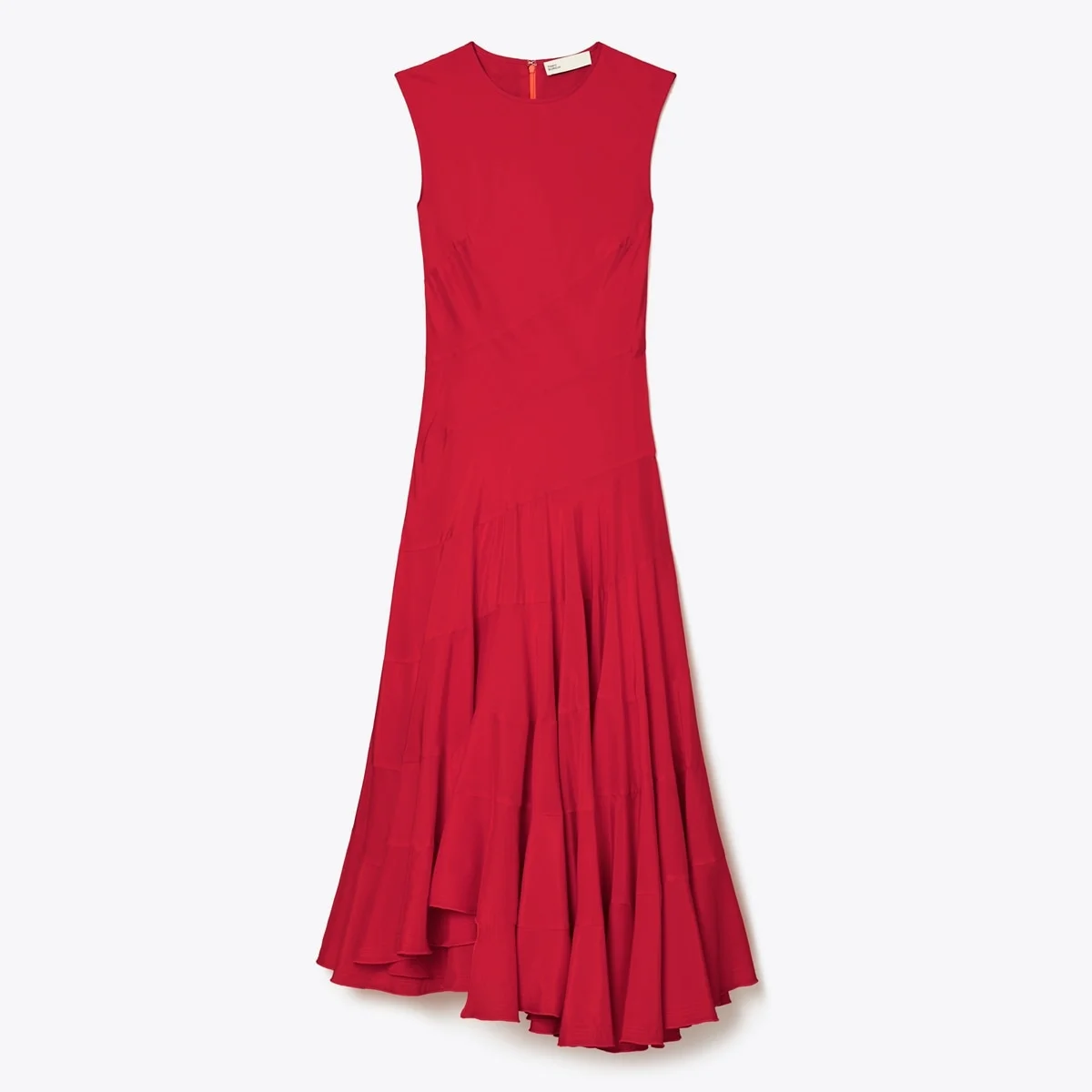 Flared Cotton Silk Dress - 1