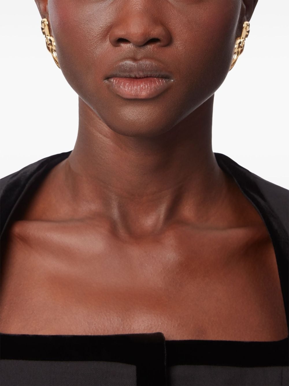 Bow polished-finish earrings - 3